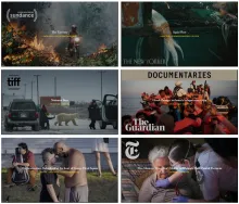 Screenshots of various documentarties